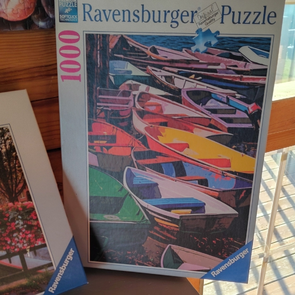 2 Ravensburger Puzzles-1000 Pieces Each - Picture 4 of 9